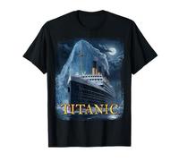 Titanic Cruise Ship Graphic Hit Iceberg 15 Avril 1912 T-Shirt