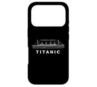 Titanic Dessin Bateau Diagramme Histoire Vintage Voyage Thème Coque pour iPhone 17 Pro