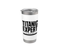 Titanic Expert Amoureux de l'histoire des navires Gobelet isotherme en acier inoxydable double paroi