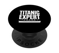 Titanic Expert Amoureux de l'histoire des navires PopSockets PopGrip Adhésif
