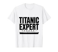 Titanic Expert Amoureux de l'histoire des navires T-Shirt Graphique avec Valeur