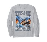 Titanic Expert Ship Iceberg Passionné d'histoire Manche Longue