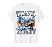 Titanic Expert Ship Iceberg Passionné d'histoire T-Shirt