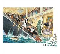 Titanic Grand Escalier inondation Puzzle en Bois Imperméable Puzzles De 1000 Pièces pour Adultes Cadeaux Amusant De Décoration pour La Maison