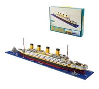 Titanic Jeu de Construction de Maquettes de Bateau de Croisière, Briques Titanic à Monter soi-même, Cadeau pour Adultes et Enfants, Maquette Technique du Bateau de Croisière Titanic, 1860 pièces