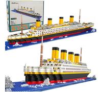 Titanic Micro Mini importer décennie ks Set, Sunshine Model Bricks, 3D Puzzle Sets, DIY, 1860Pcs