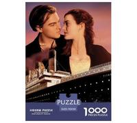 Titanic Puzzle 1000 Pièces Cadeau Unique Jack Dawson Jeu Éducatif Défi Jouet À De Qualité Supérieure Peinture Art pour Adultes Enfants 70x50cm/1000pcs