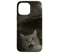 Titanic Selfie Félin Coque pour iPhone 13 Pro Max