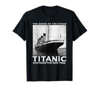 Titanic Ship Movie Poster April 1912 Vintage Design T-Shirt