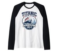 Titanic Swim Team 1912 Deep Dive Champion Parodie Manche Raglan