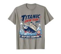 Titanic Swim Team 1912 Deep Dive Champion Parodie T-Shirt
