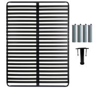 AltoBuy Titanium 22 - Pack Sommier 2x22 Lattes 140x190cm + 5 Pieds