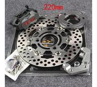 Titanium 220mm Général Moto Accessoires Électrique Refit Rpm Petit Radiation Étrier Plaquette De Frein Disque De Frein Pour Rsz-100 Yamaha Kawasaki ""Nipseyteko