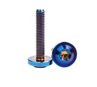 Titanium Bolt M4 M5 M6 M8 Head Screw For Part Modification Fastener Length10/15/20/25/30/35/40/45/50/55/60mm 1Pcs(Burnt Blue,M6x15mm)