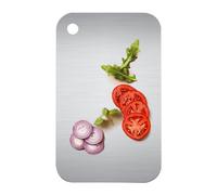 Titanium Cutting Board - 304 Stainless Steel Lightweight Chopping Block Design | Durable Camping Cuttingg Board With Scratch-Resistant | Travel Cutting Boardd For Outdoor Kitchen, Hiking