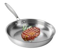 Titanium Hammer Cookware Pro - Poêle à frire multifonctionnelle antiadhésive | Ultra durable, résistante aux rayures et chauffage uniforme pour œufs, omelettes, crêpes, poissons et steak | Compatible