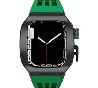 Titanium Metal Watch Band Mod Kit , pour 8/7/6/5 / 4 / SE 45 mm 44 mm Mise à niveau de la montre , STRAPE SPORT REFFORM + BOUCLE SURCLE PROTECTION FULLE COVEL COUVERTURE COPEL