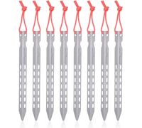 Titanium Pegs V Shape Tent Pegs Ultralight Outdoor Camping Tent Accessories Portable Pegs Tent Nails 6/8/12pcs/Lot.[A33]