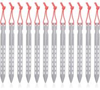 Titanium Pegs V Shape Tent Pegs Ultralight Outdoor Camping Tent Accessories Portable Pegs Tent Nails 6/8/12pcs/Lot.[A32]