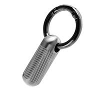 Titanium Pill Case, Waterproof Keychain Container, Airtight Seal Travel Pill Organizer Bottle, Resistant Metal Storage, Lightweight Compact Design, Portable Medicine Holder