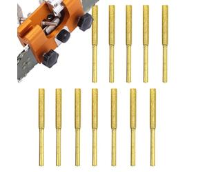 Titanium Plated Sharpening Wheels, 12X Chain Saw Sharpener Grinding Tool
