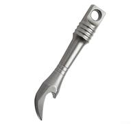 Titanium Porte-clés Outil Compact: Décapsuleur Multifonctionnel & Levier Off pour EDC, Camping Et Extérieur - Argent 6,4 cm