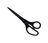 Leitz Ciseaux Titane, Pour Droitiers ou Gauchers (Ambidextre), 205 mm, Anti-adhésif, Fournitures de Bureau, Grip Ergonomique, Noir