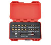 Titanium Screw Extractor Set for Stripped, Broken, Damaged Screws - 22 Pc, Remover Kit with Drill Bits, Extractors