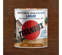 Titanlux Lasure à l'eau écologique pour bois satiné Nogal 750 ml