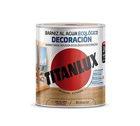 Titanlux - Vernis écologique brillant pour bois - 250 ml - acajou 1004