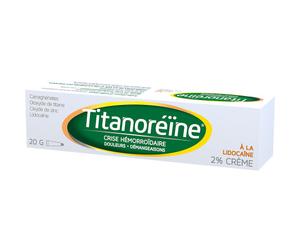 Titanoréïne À La Lido 2% Crème Rectale Tube 20g