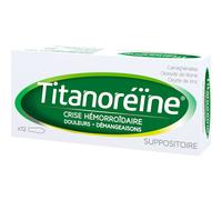 Titanoréïne Suppositoire 12 Pièces