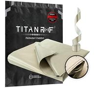 TitanRF Faraday Fabric 44" x 36" (.91m x 1.1m) + Extra 36" TitanRF Tape. Military Grade Certified Material Blocks Radio Frequency Signals (WiFi, Cell, Bluetooth, RFID, EMF Radiation Shielding)