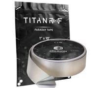 Titanrf Faraday Tape-High-Shielding Conductive Adhesive Tape // Used To Connect Titanrf Fabric Sheets Or Seal Rf Enclosures // 1"" W X 120"" L (2.54cm X 3.05m)