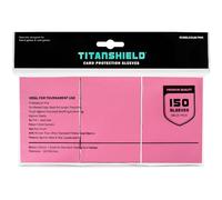 TitanShield 150 Pochettes de protection pour cartes à collectionner de taille standard pour Magic The Gathering MTG, collection baseball, Dropmix (Rose)