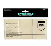 TitanShield 150 Pochettes de protection pour cartes à collectionner de taille standard pour Magic The Gathering MTG, collection baseball, Dropmix (Ivoire)