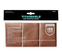TitanShield 150 Pochettes de protection pour cartes à collectionner de taille standard pour Magic The Gathering MTG, collection baseball, Dropmix (Cuivré)