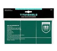 TitanShield 150 Pochettes de protection pour cartes à collectionner de taille standard pour Magic The Gathering MTG, collection baseball, Dropmix (Vert)