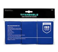 TitanShield 150 Pochettes de protection pour cartes à collectionner de taille standard pour Magic The Gathering MTG, collection baseball, Dropmix (Bleu)
