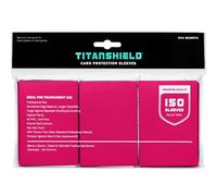 TitanShield 150 Pochettes de protection pour cartes à collectionner de taille standard pour Magic The Gathering MTG, collection baseball, Dropmix (Viva Magenta)