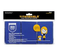 TitanShield Lot de 150 pochettes de protection compatible avec Yu-Gi-Oh, Cardfight!! Vanguard et plus encore Bleu