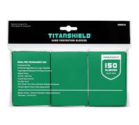 TitanShield Lot de 150 pochettes de protection de cartes à collectionner de taille standard Emerald pour Magic The Gathering MTG, collection baseball, Dropmix, eméraude