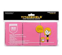 TitanShield Lot de 150 pochettes de protection pour cartes à collectionner Yu-Gi-Oh, Cardfight!! Vanguard et plus encore (Rose)
