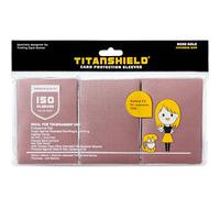 TitanShield Lot de 150 pochettes de protection pour cartes à collectionner Yu-Gi-Oh, Cardfight!! Vanguard et plus encore (Or Rose)