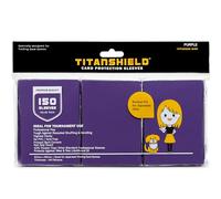 TitanShield Lot de 150 pochettes de protection pour cartes à collectionner Yu-Gi-Oh, Cardfight!! Vanguard et plus encore (Violet)