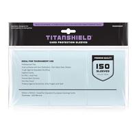 TitanShield Lot de 150 pochettes transparentes de taille européenne pour jeu de société et cartes mates