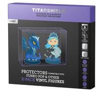 TitanShield Lot de 2 étuis de Protection en Vinyle de 0,5 mm, résistants aux UV et aux Rayures, compatibles avec Funko