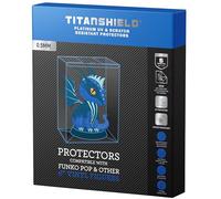 TitanShield Lot de 5 coques de protection anti-pop en platine de 0,5 mm - Résistantes aux UV et aux rayures - Compatible avec Funko - Figurines en vinyle de 15,2 cm (5)