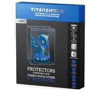 TitanShield Lot de 5 coques de protection anti-pop en platine de 0,5 mm - Résistantes aux UV et aux rayures - Compatible avec Funko - Figurines en vinyle de 15,2 cm