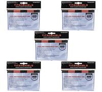 TitanShield Lot de 5 paquets de 200 pochettes de protection pour cartes de collection, taille parfaite pour le double-sleevage, deck standard Magic : L’Assemblée